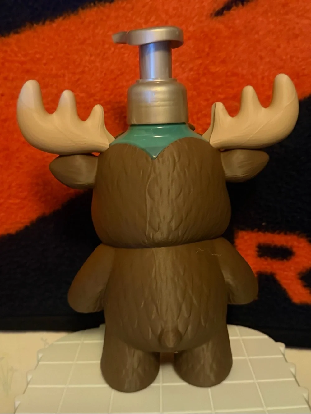 Moose bath and body soap holder
